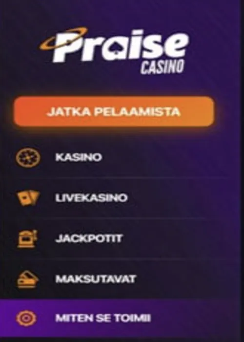 Säker spelare konto inloggning Praise Casino
